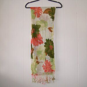 Women's Floral Scarf